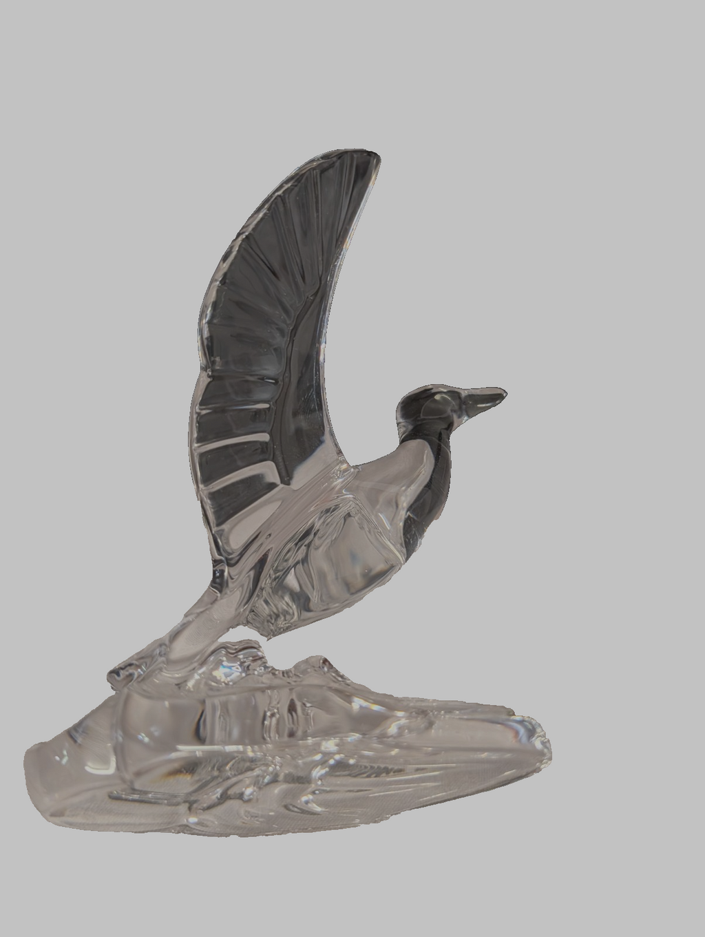VAL ST LAMBERT DE SORRS KRISTALLGLASS DEKORATIONS FIGUR ALS BRIEFBECHWERER
