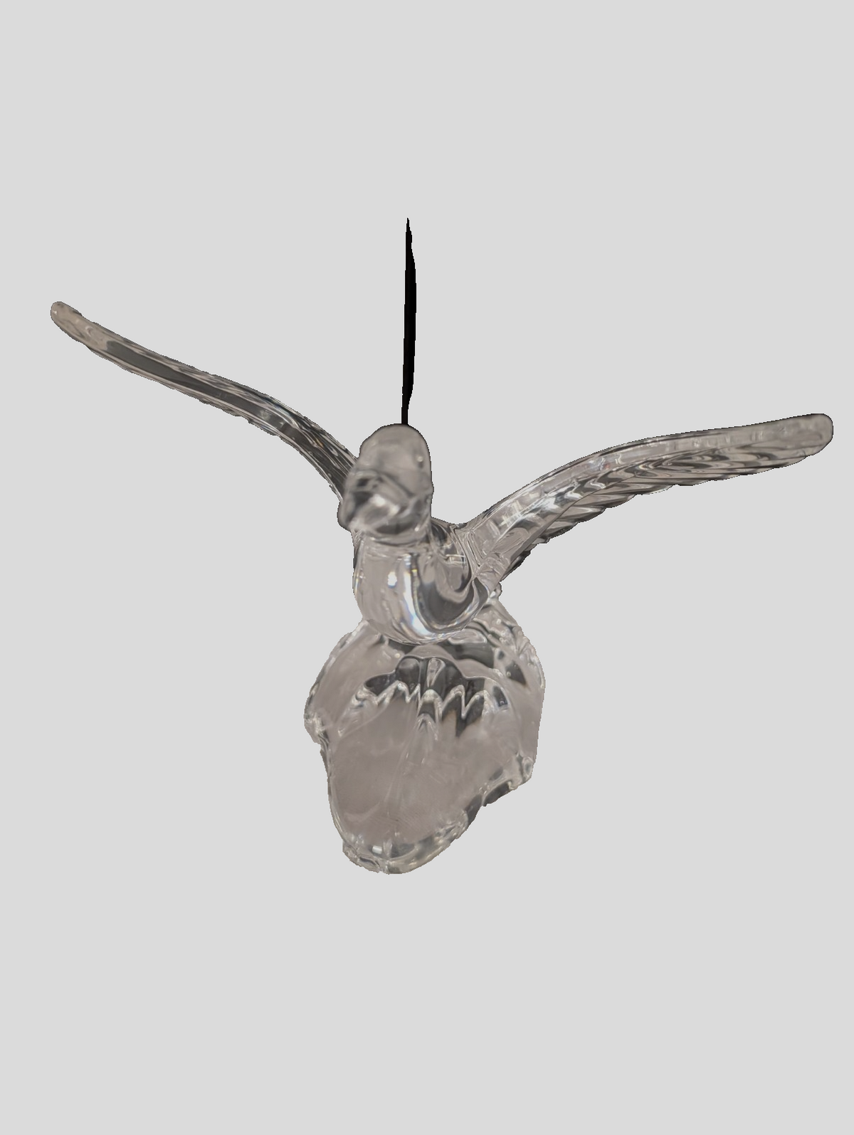 VAL ST LAMBERT DE SORRS KRISTALLGLASS DEKORATIONS FIGUR ALS BRIEFBECHWERER