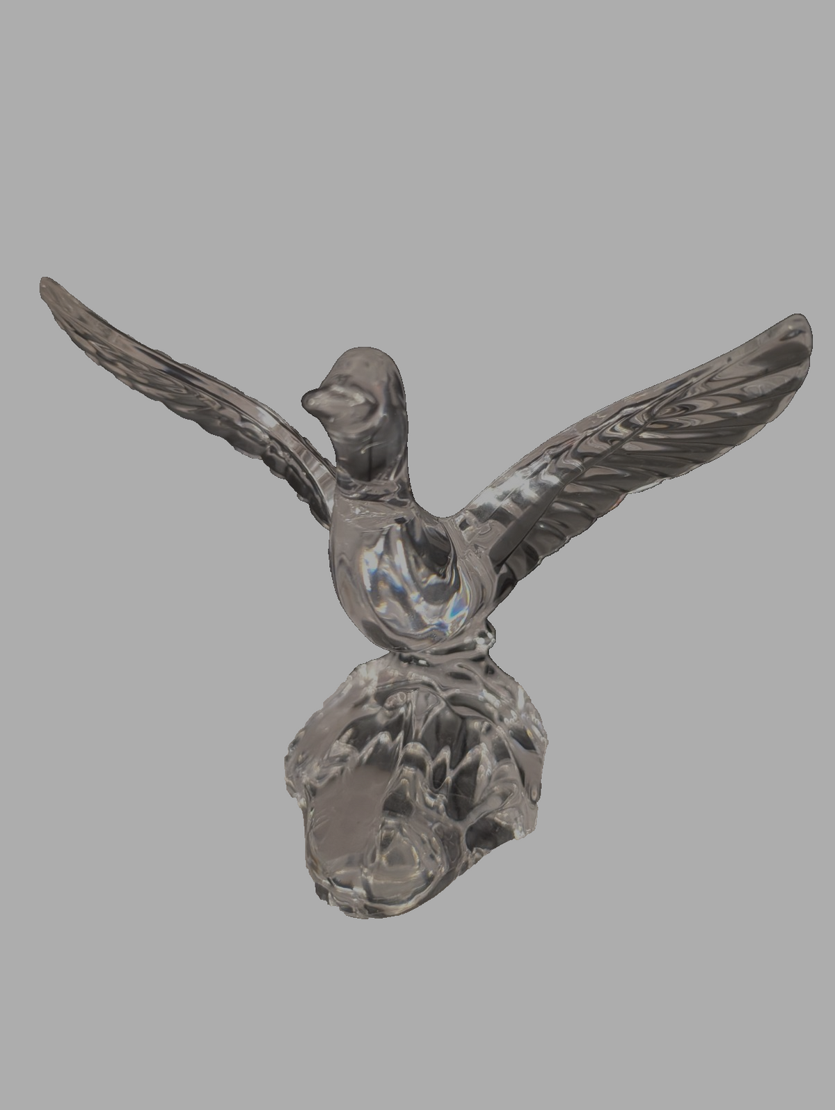 VAL ST LAMBERT DE SORRS KRISTALLGLASS DEKORATIONS FIGUR ALS BRIEFBECHWERER