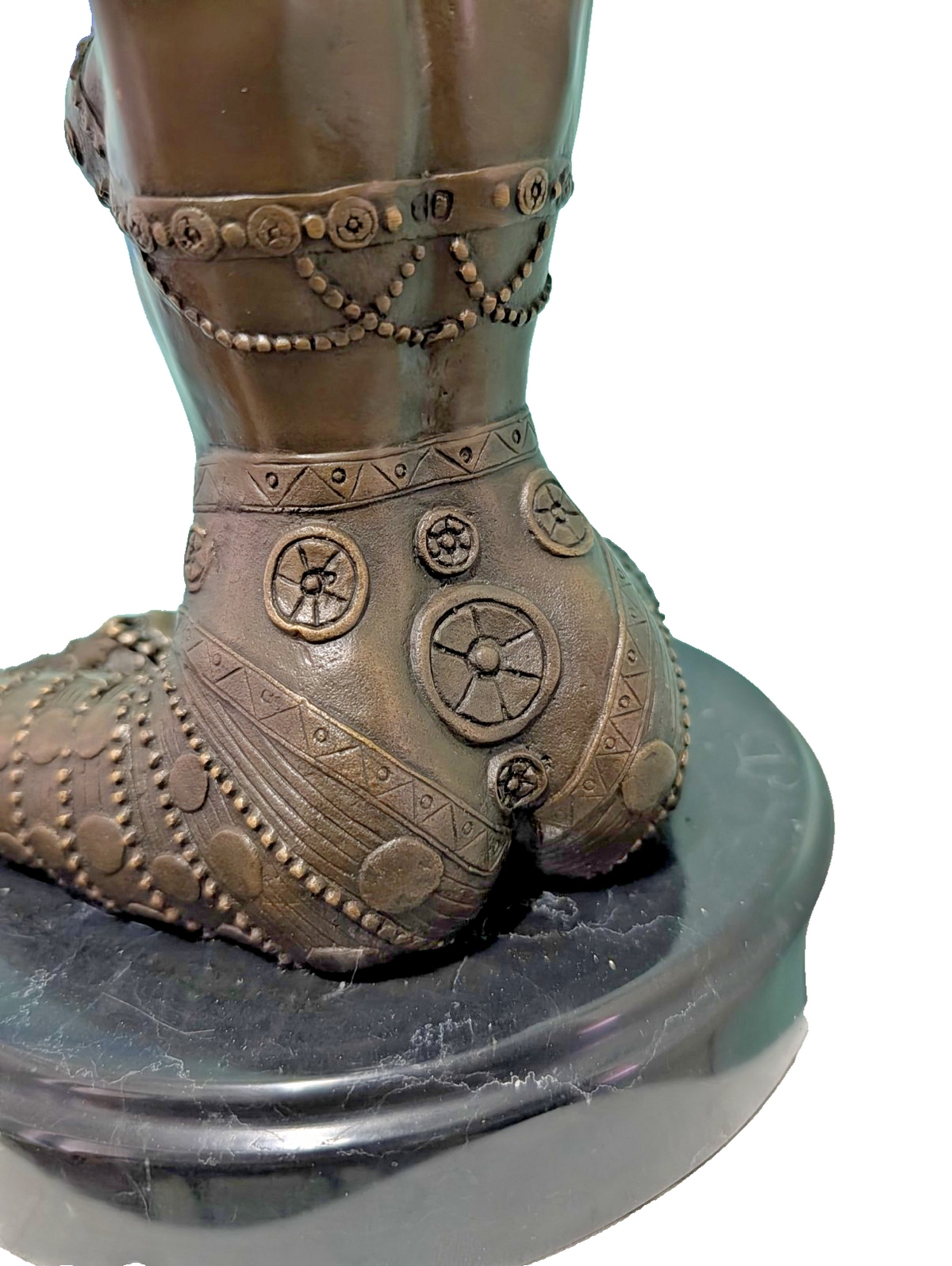 TOP GROSSE DEKORATIVE BRONZE TÄNZERINNEN FIGUR IM ART DECO STIL HINGUCKER