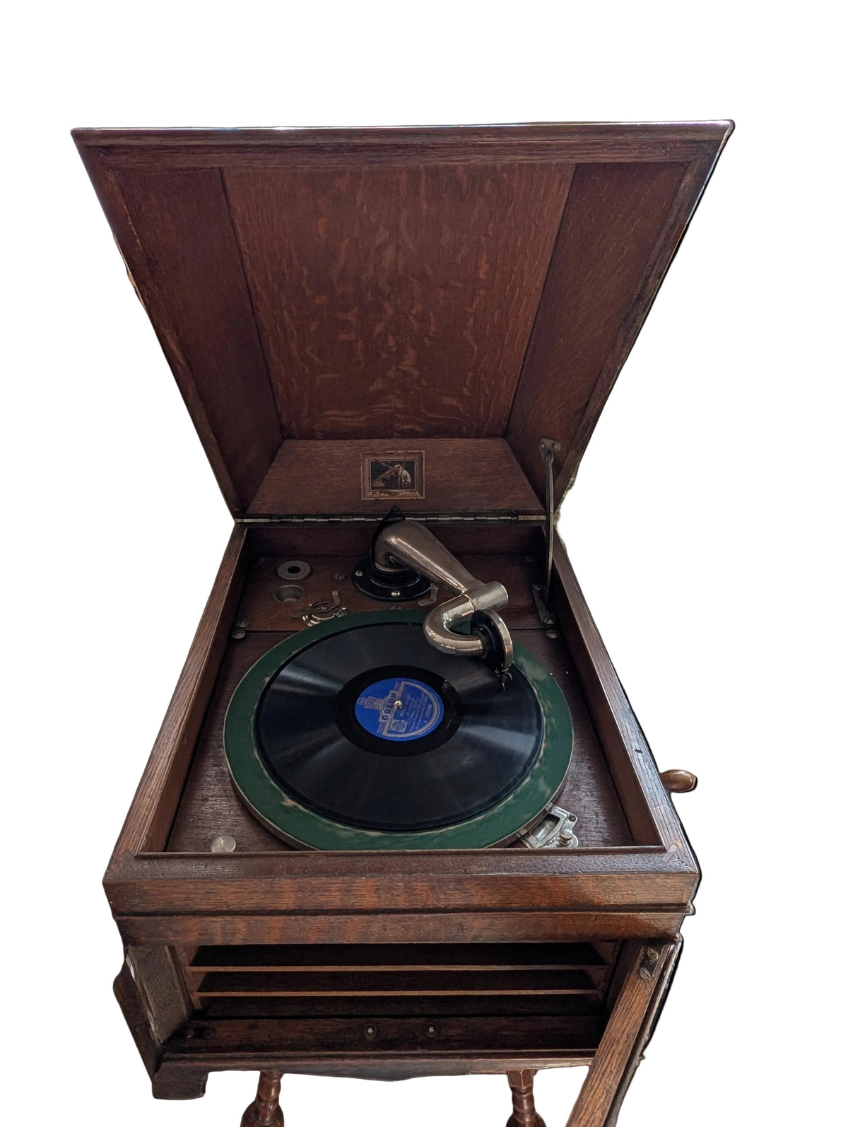 Antikes Grammophon um 1880 – Voll funktionsfähig, sehr schwer, Sammlerstück