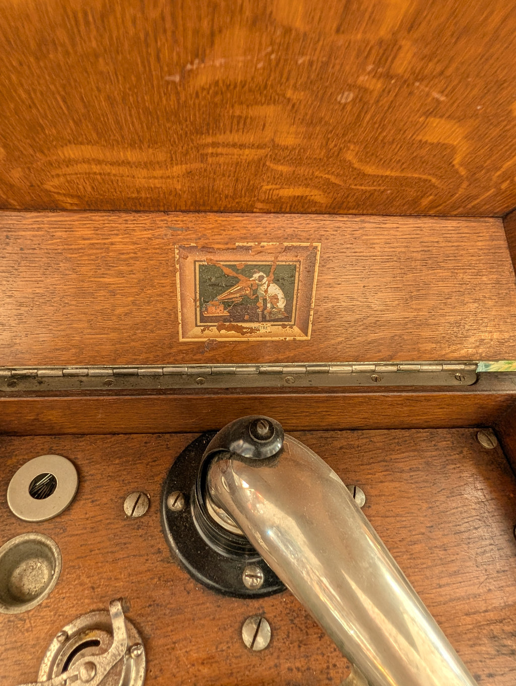 Antikes Grammophon um 1880 – Voll funktionsfähig, sehr schwer, Sammlerstück