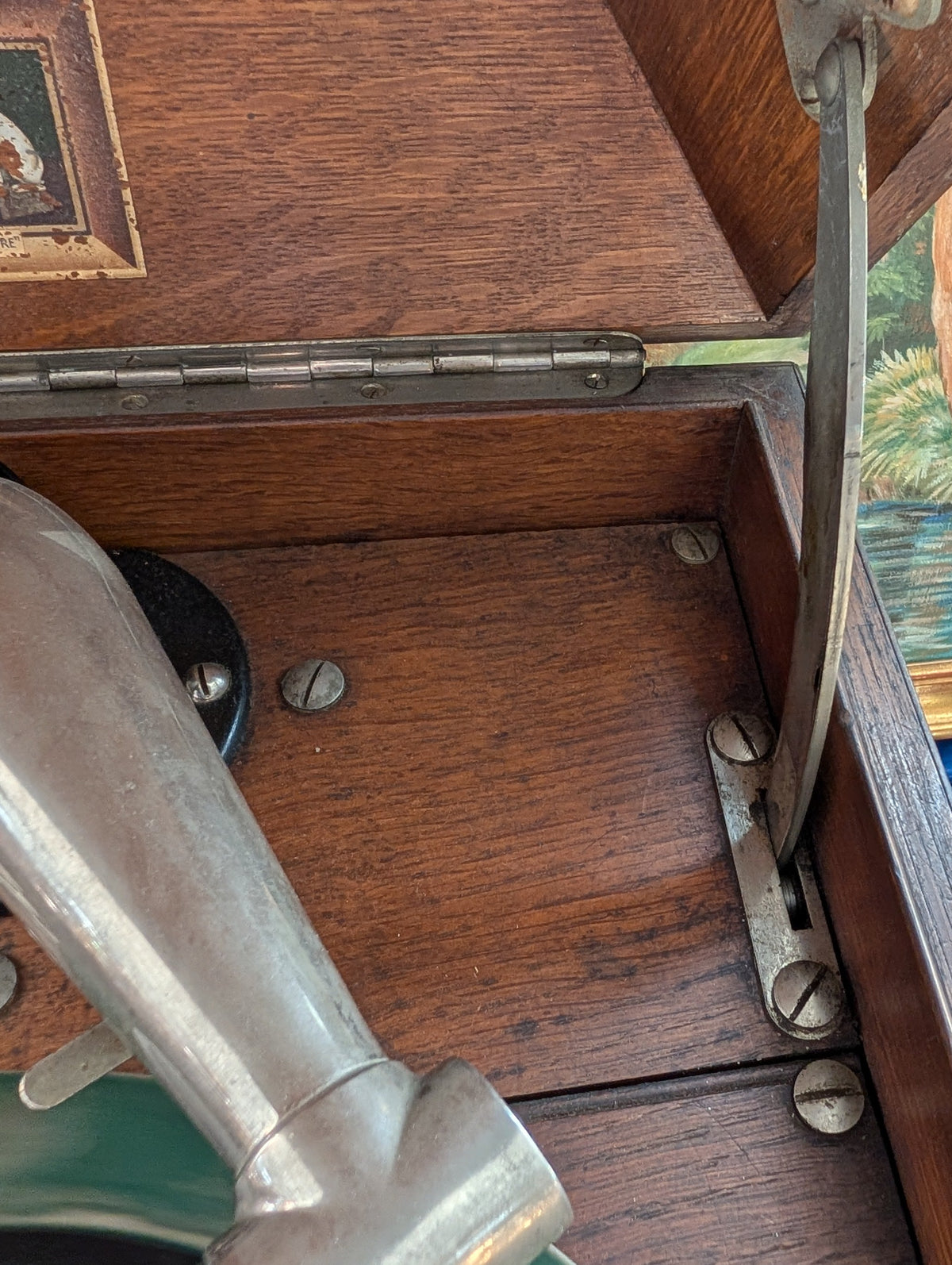 Antikes Grammophon um 1880 – Voll funktionsfähig, sehr schwer, Sammlerstück