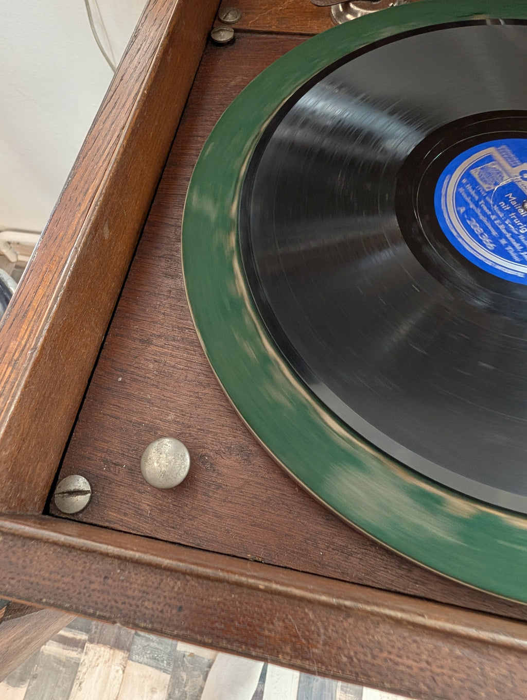 Antikes Grammophon um 1880 – Voll funktionsfähig, sehr schwer, Sammlerstück