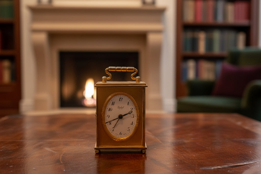 Imhof Reiseuhr Messing