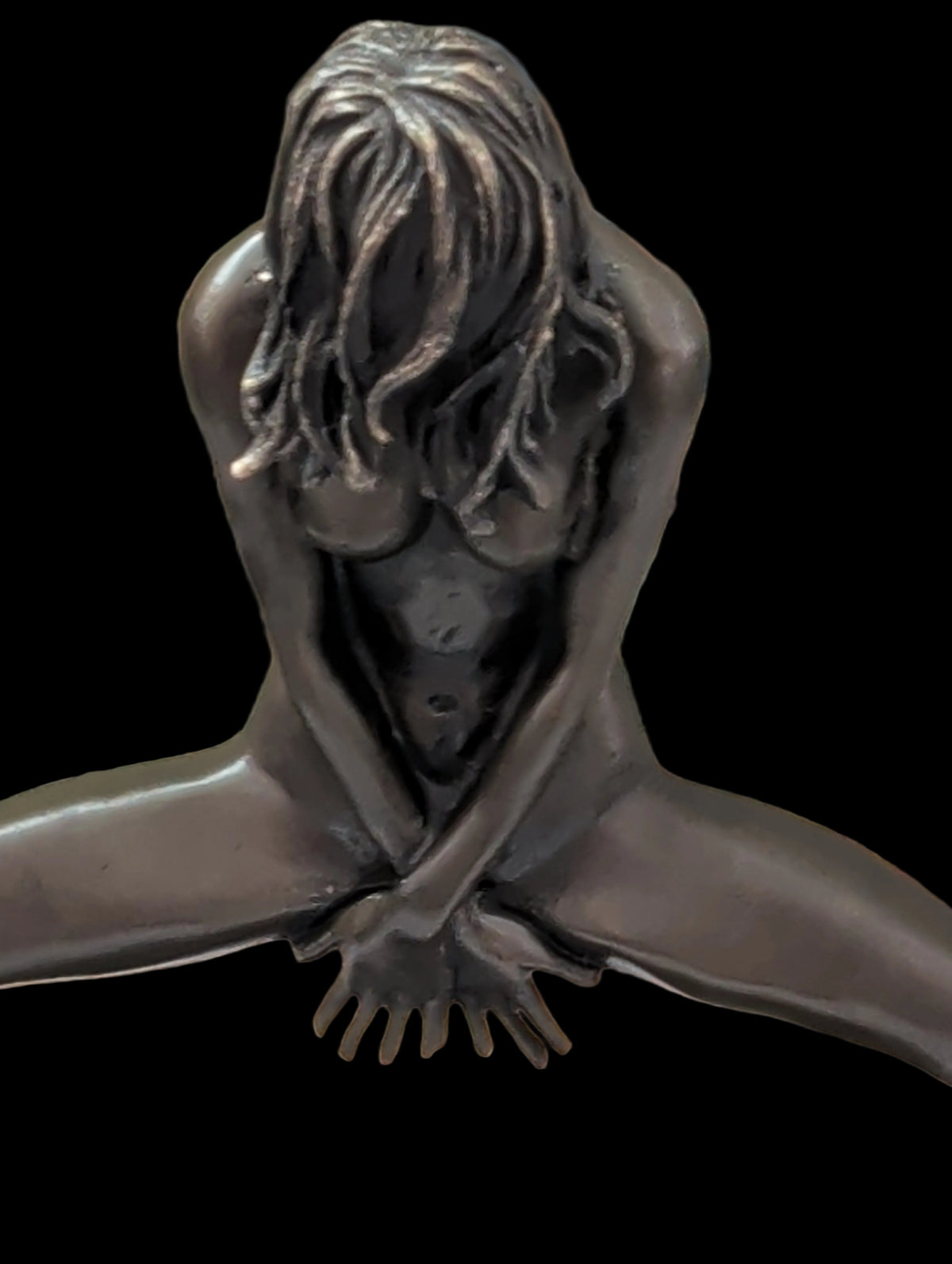 Bronze Figur – Akt Dame Skulptur, Sammlerobjekt 22 cm