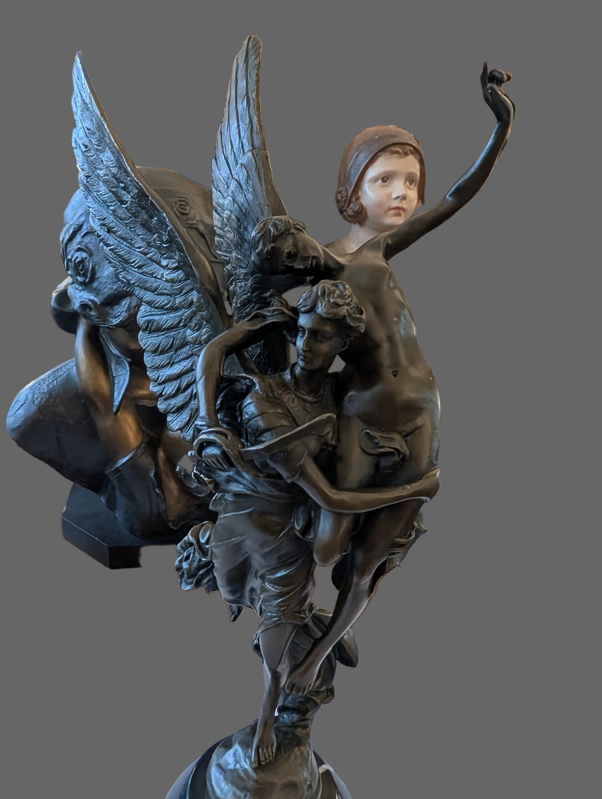 Bronze Figur – Moderne Dekoration Skulptur
