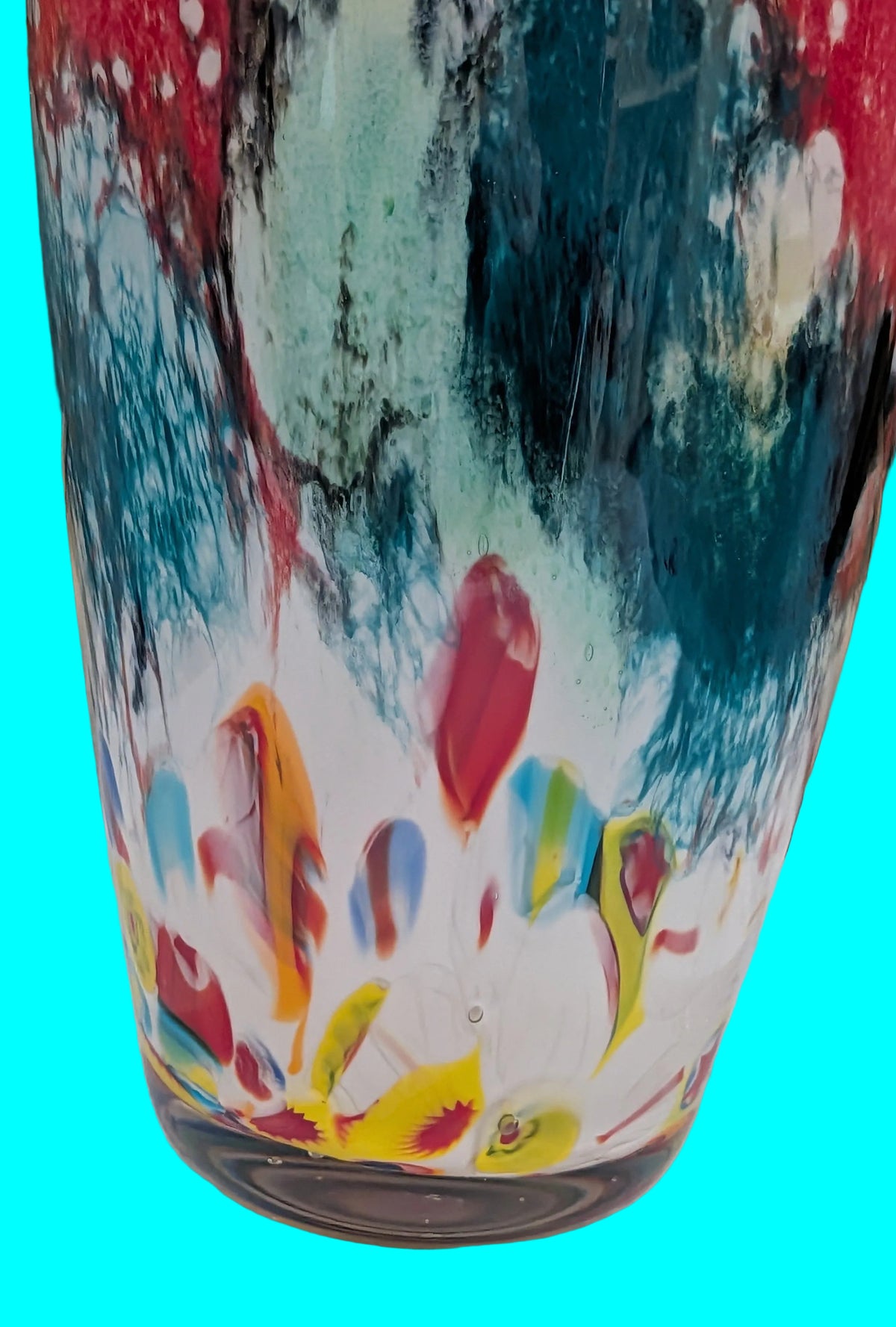 Echte Murano Glasvase – 1960er/70er Jahre, Seltenes Liebhaberstück