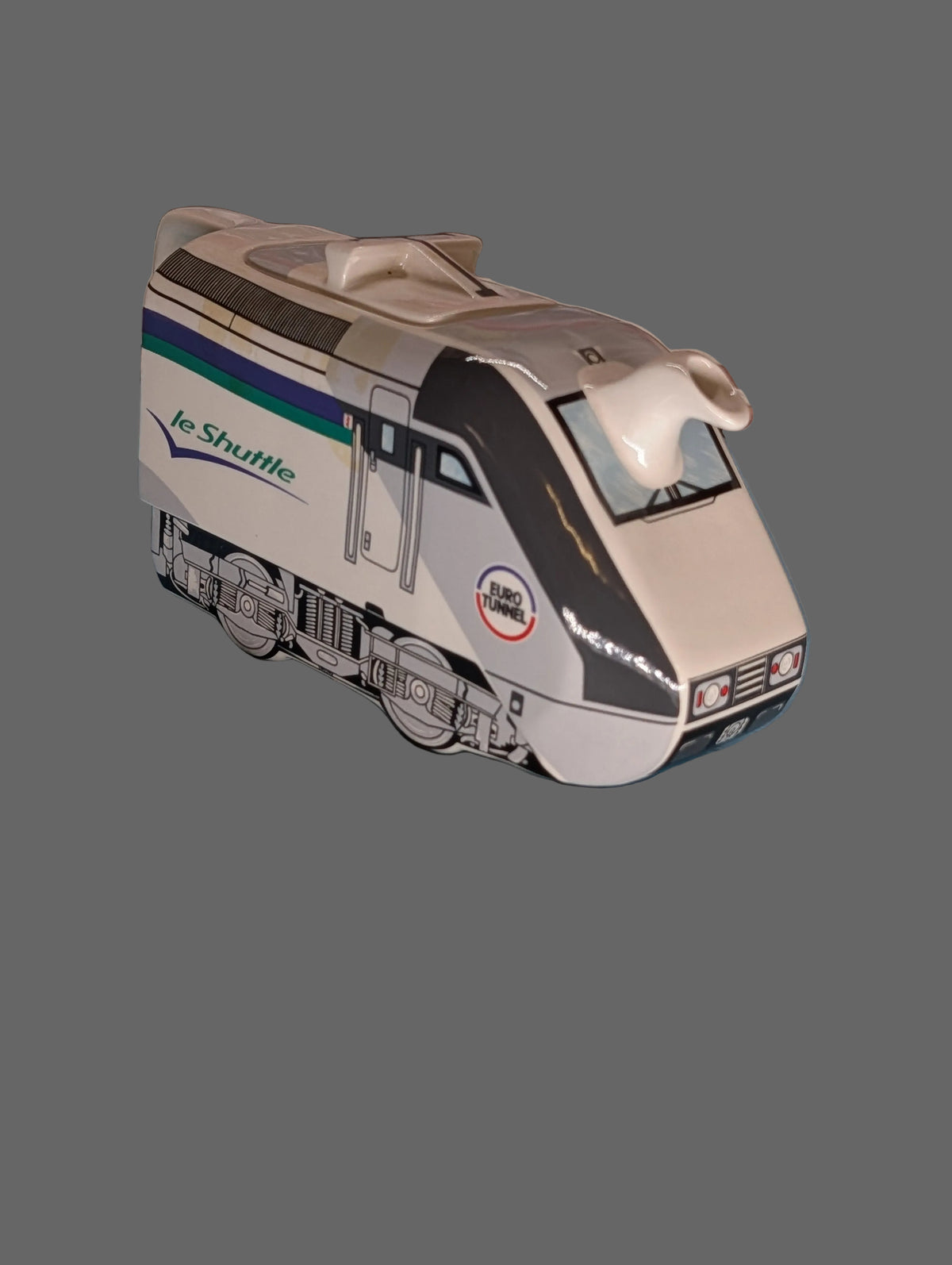 Teekanne Porzellan Euro Tunnel – Dekorative Teekanne