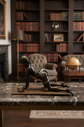 Bronze viennoise moderne, femme à genoux – Marquée, Très détaillée, 21 cm