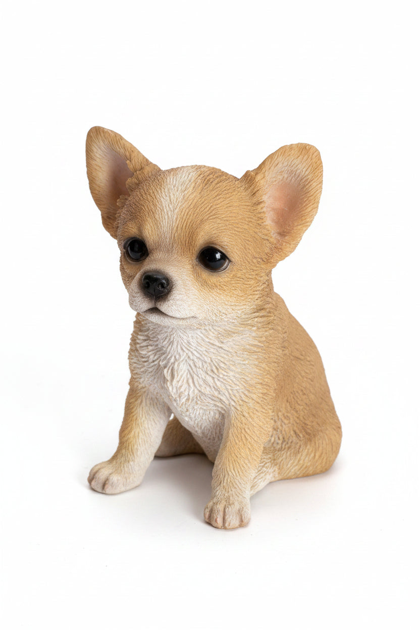 Hundefigur Dekofigur – Trauriger Hund 15 cm, Kunstharz, Innen & Aussen | DecoNostalgie