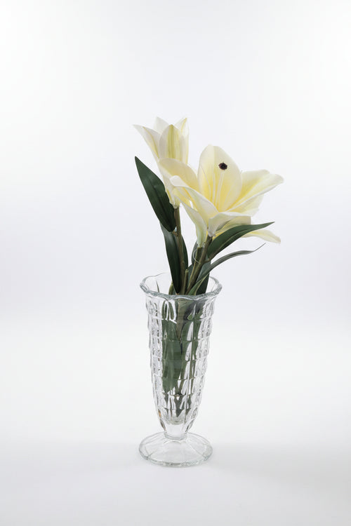 Antike Glasvase – Höhe 26 cm