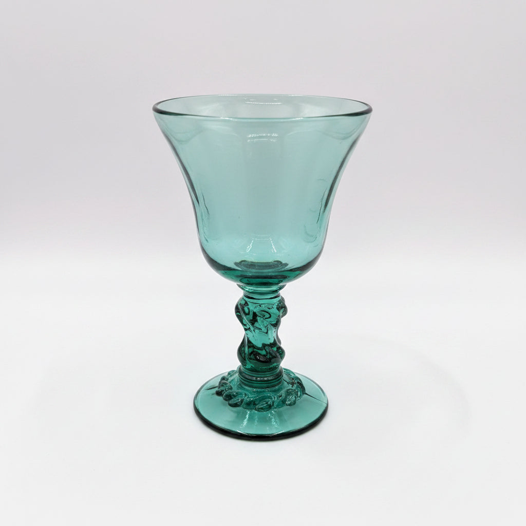 Glas Kelch Dunkel 21 cm – Dekorative Glasfigur