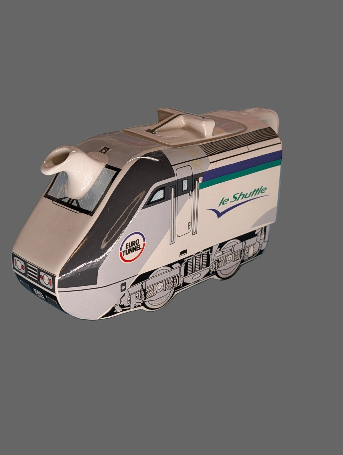 Teekanne Porzellan Euro Tunnel – Dekorative Teekanne