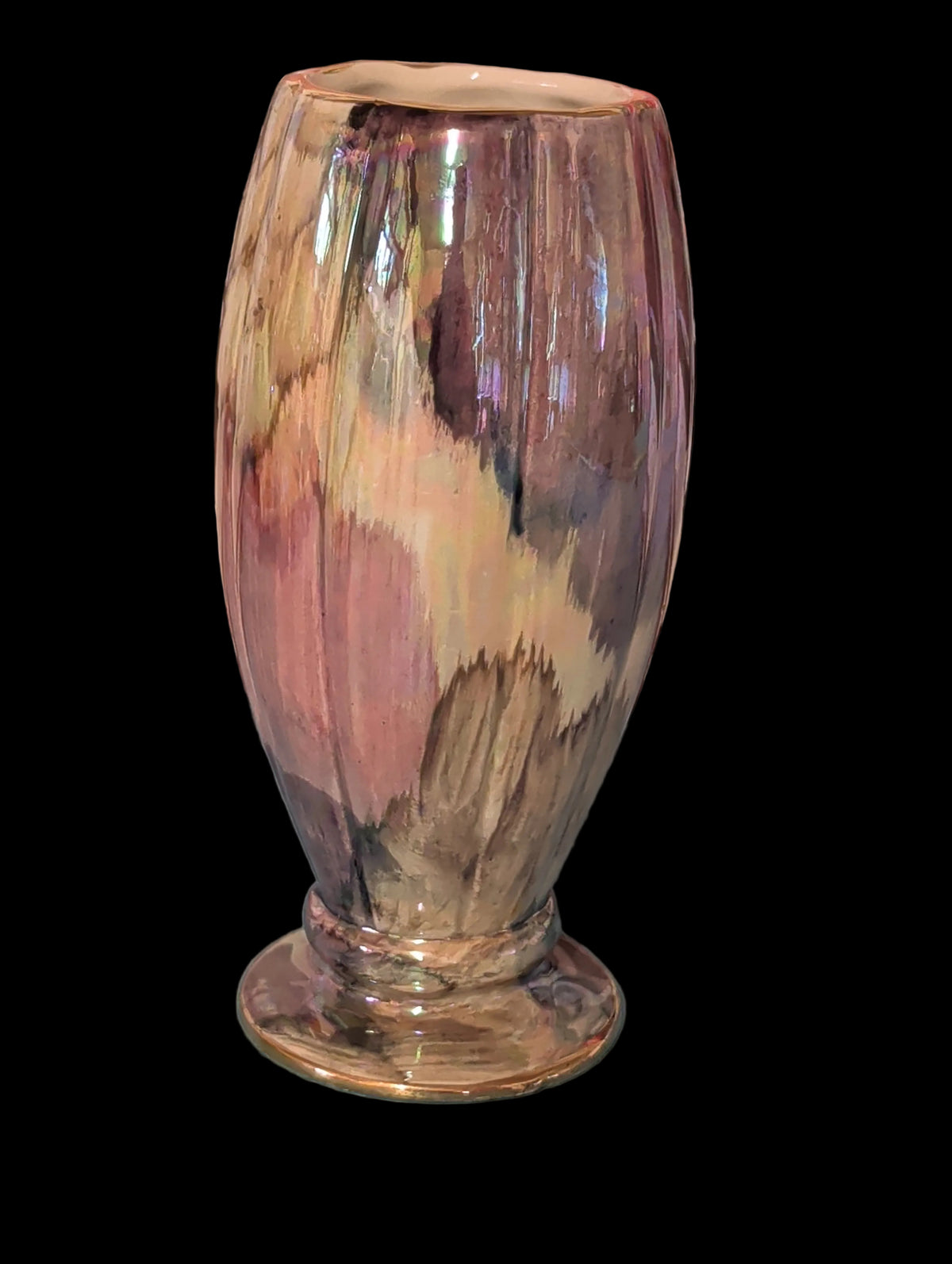 Französische Keramikvase – Antik 1970er, 19 cm