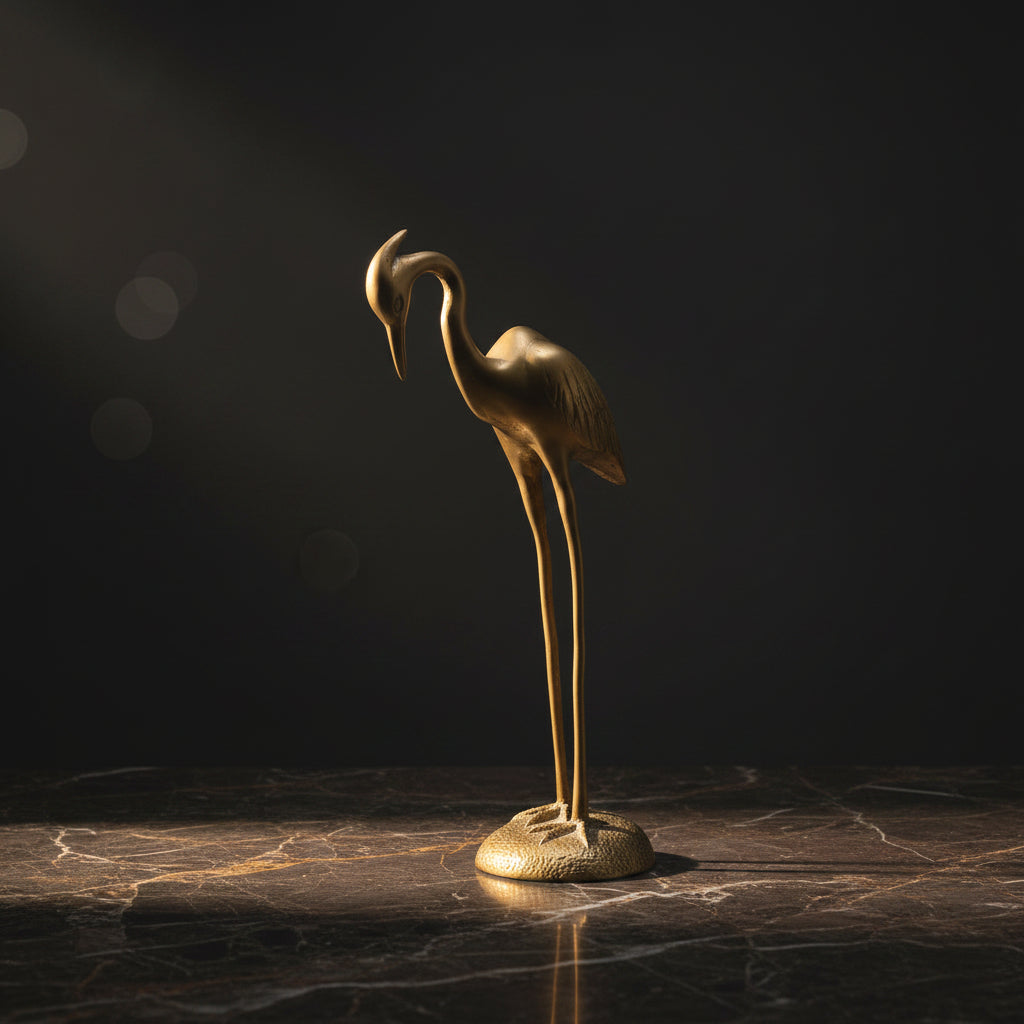 Figur Gans – Messing, Dekoratives Sammlerobjekt