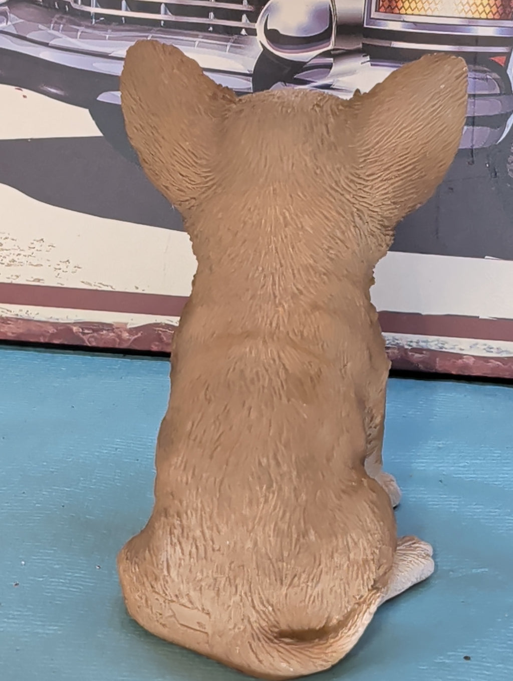 Hundefigur Dekofigur – Trauriger Hund 15 cm, Kunstharz, Innen & Aussen | DecoNostalgie
