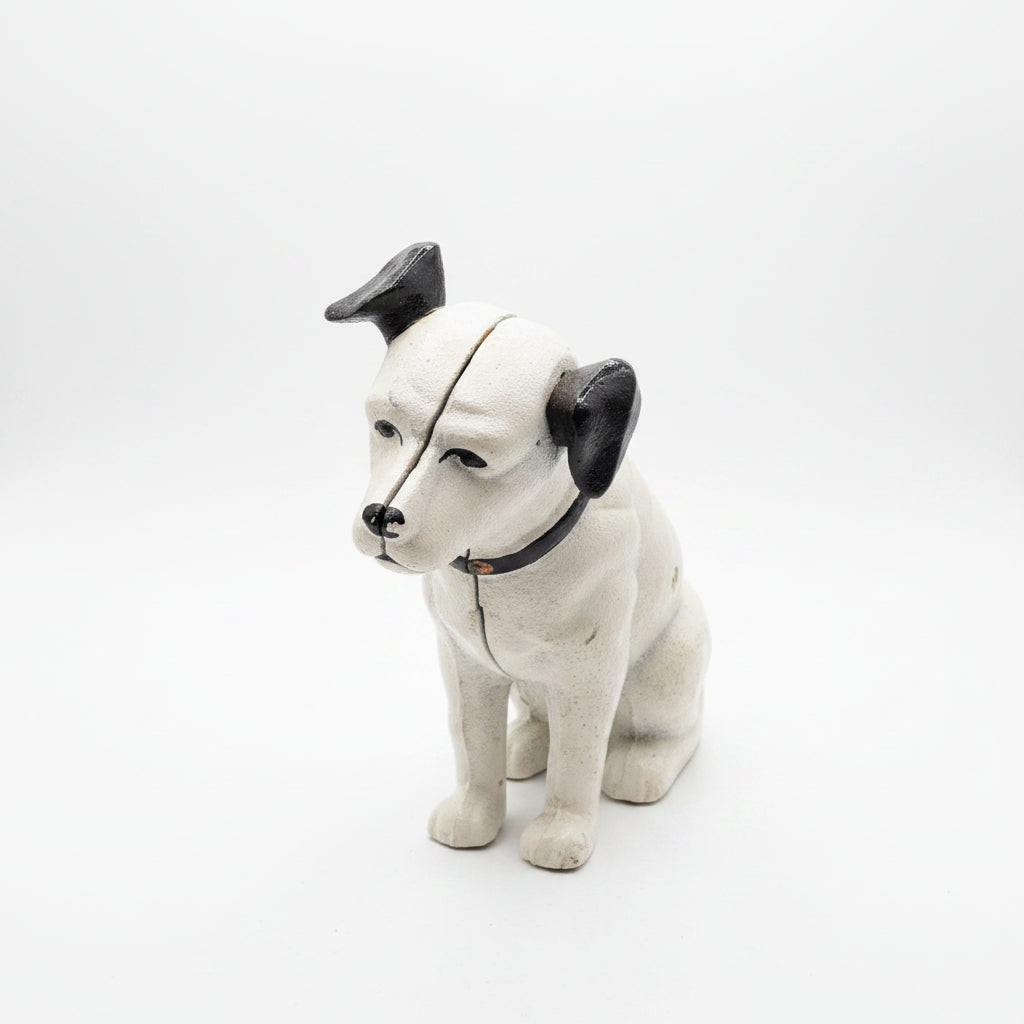 Gusseisen Sparkasse Hund – Antike Spardose, Vintage Sammlerstück