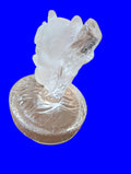 Glasfigur Bär aus Stammbaum – Handgefertigte Dekofigur, Höhe 17 cm