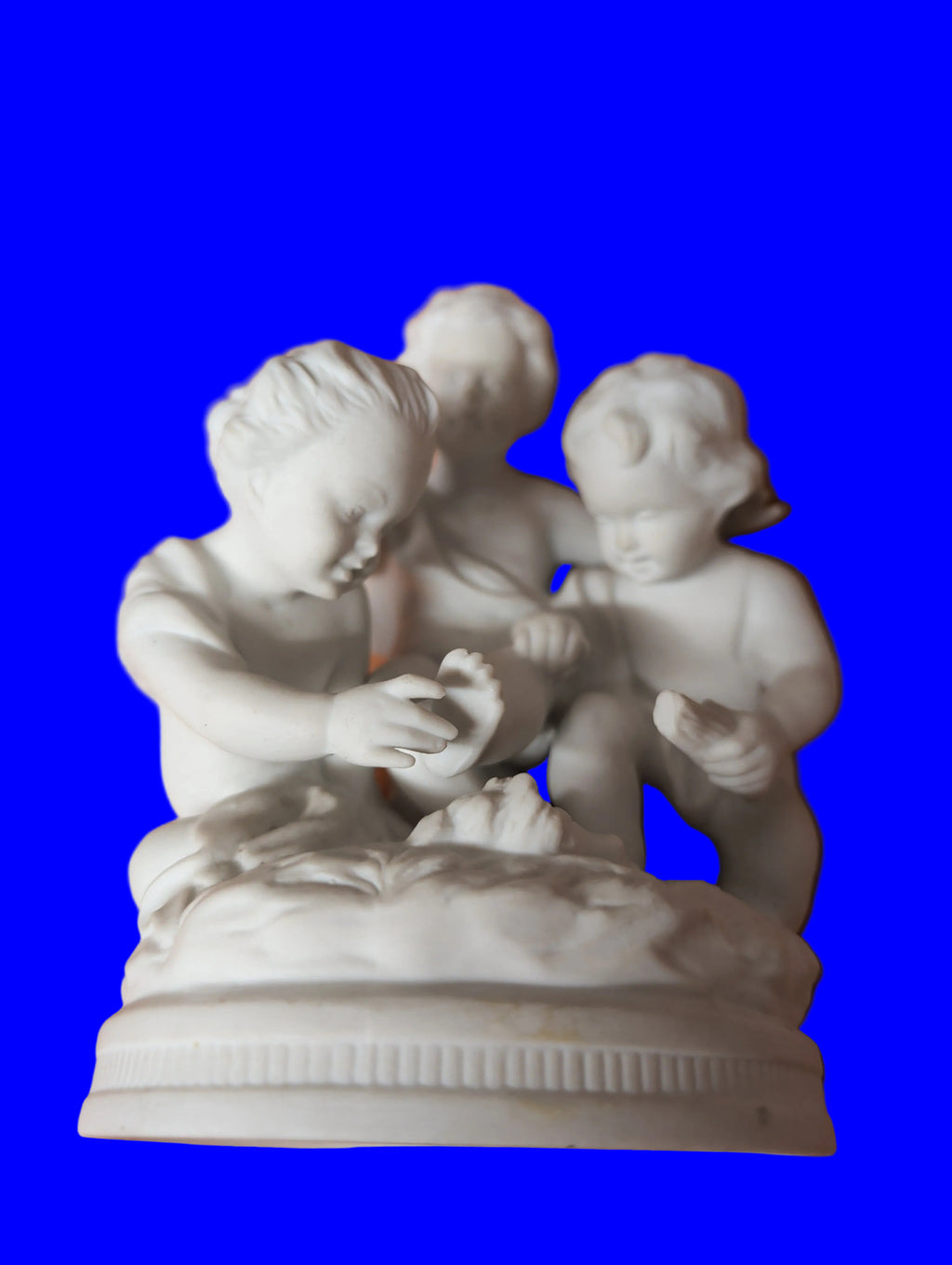 Antike Bisquit Porzellan Figur – Signiert & Gemarkt DDR – Vintage Sammlerstück