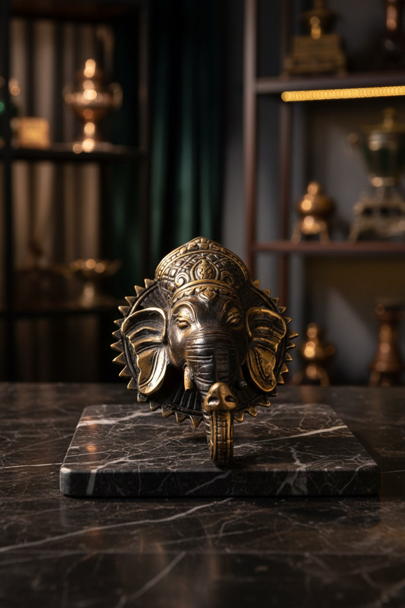Kleiderhaken Elefant – Dekorativer Bronzehaken, Höhe 14 cm