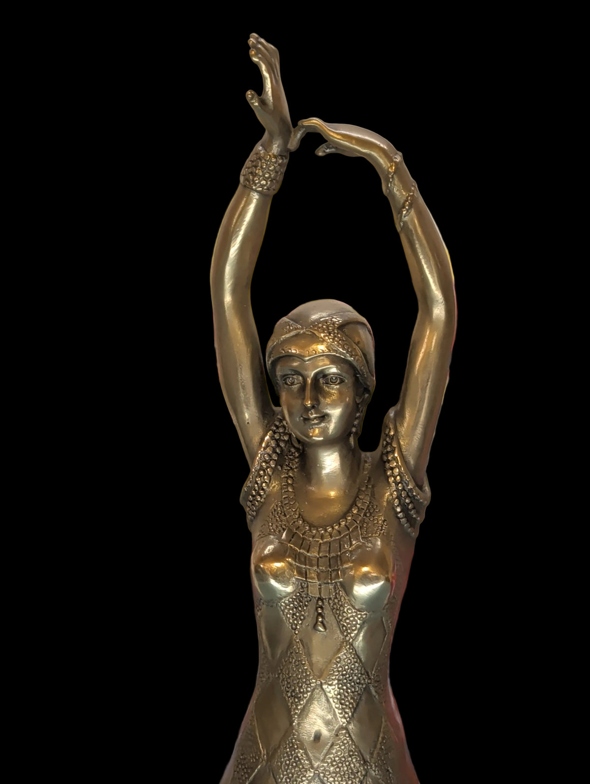 Vergoldete Bronzefigur – 45 cm, Edles Sammlerstück