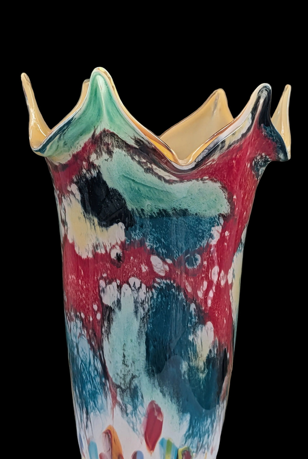 Echte Murano Glasvase – 1960er/70er Jahre, Seltenes Liebhaberstück