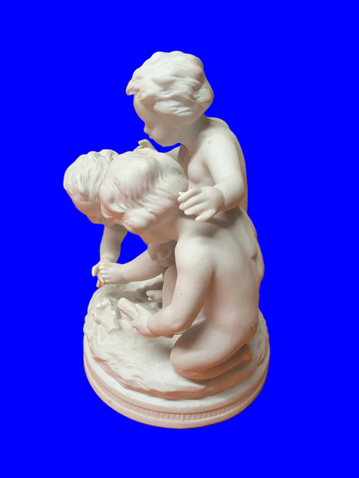 Antike Bisquit Porzellan Figur – Signiert & Gemarkt DDR – Vintage Sammlerstück
