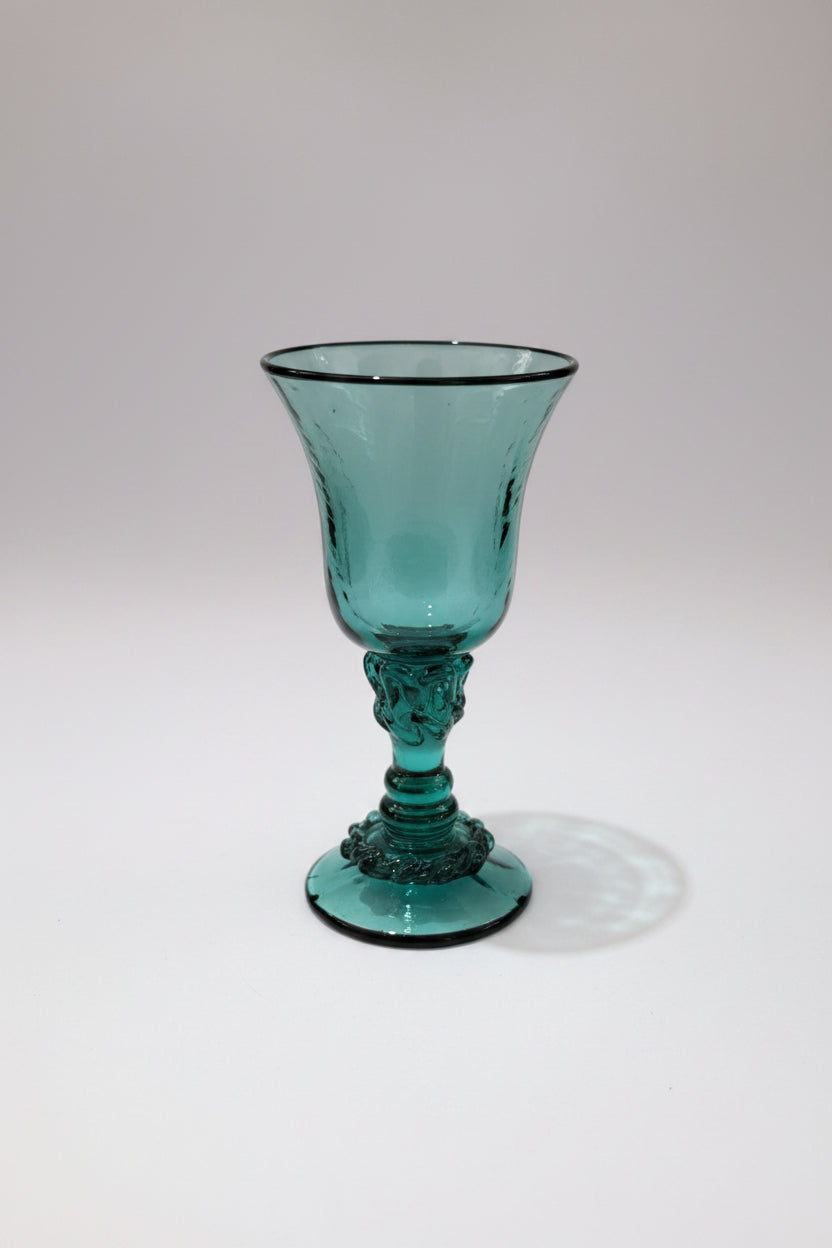 Glas Kelch Dunkel 21 cm – Dekorative Glasfigur