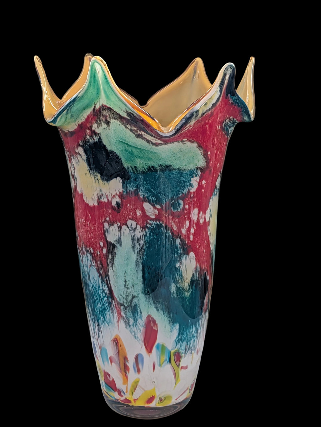 Echte Murano Glasvase – 1960er/70er Jahre, Seltenes Liebhaberstück