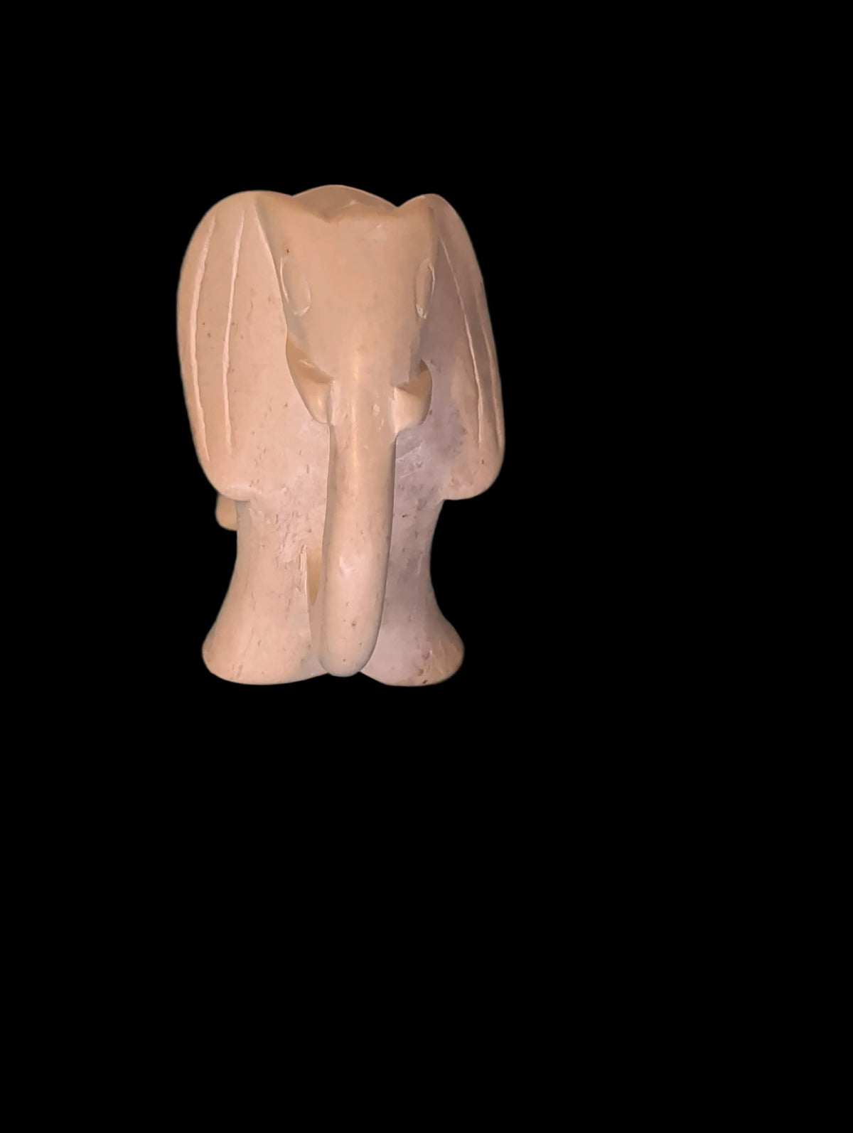 Marmor-Elefant – Sehr Schöne Figur, Sammlerstück