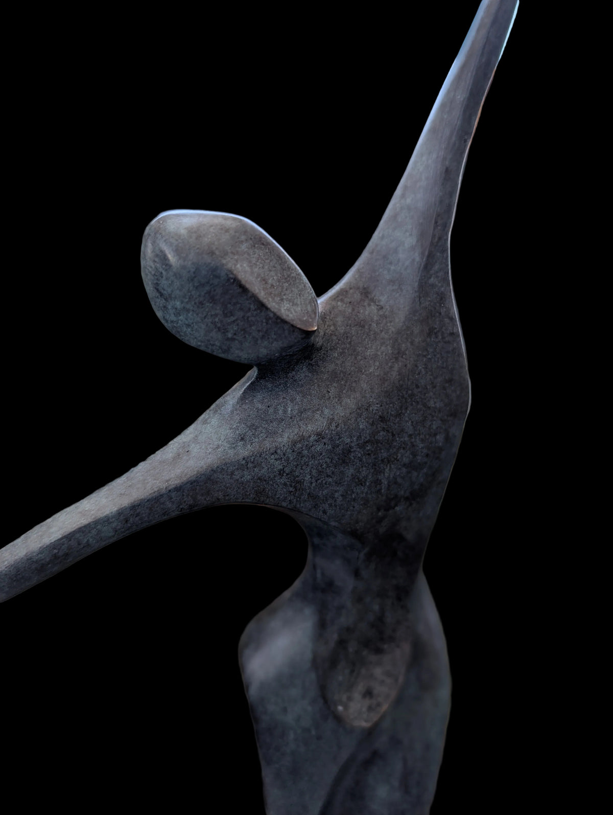 Sculpture moderne en bronze danseuse abstraite figurine décorative art