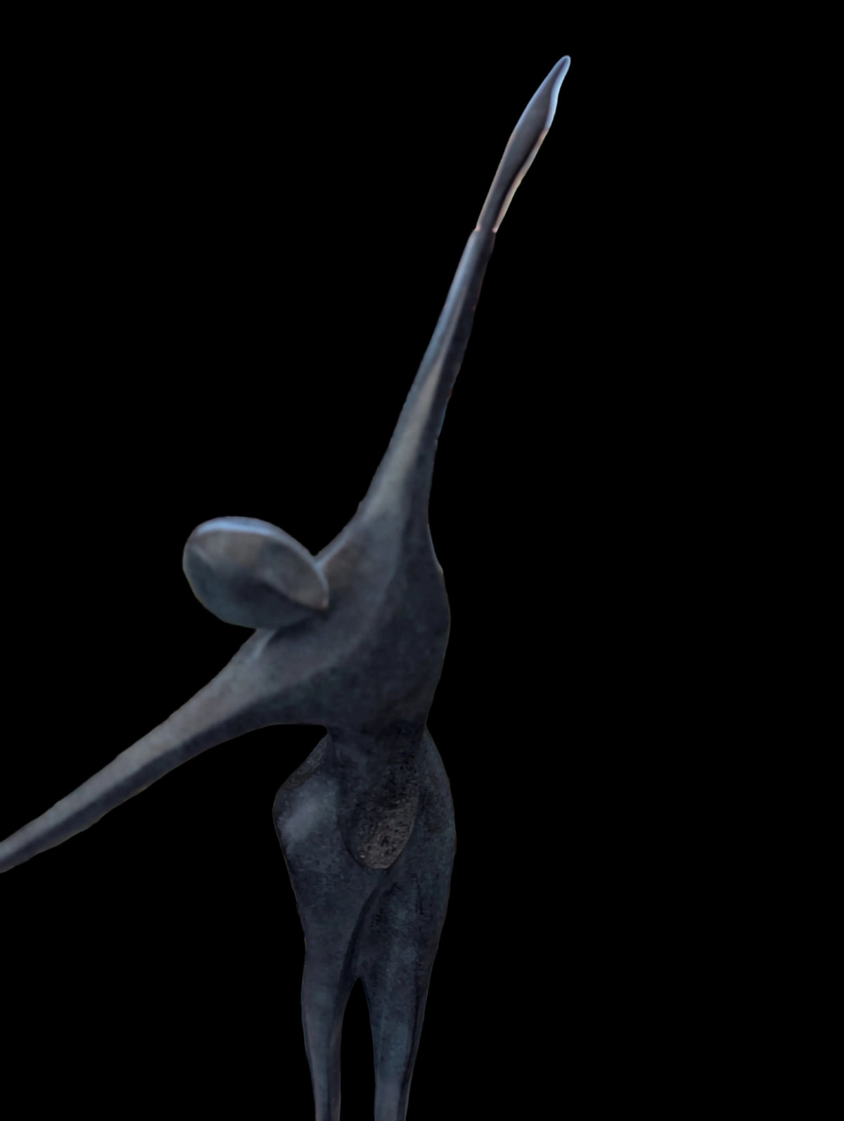 Sculpture moderne en bronze danseuse abstraite figurine décorative art