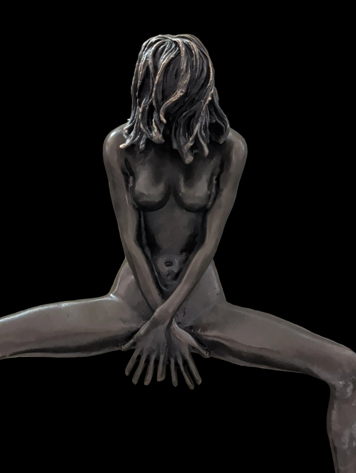 Bronze Figur – Akt Dame Skulptur, Sammlerobjekt 22 cm