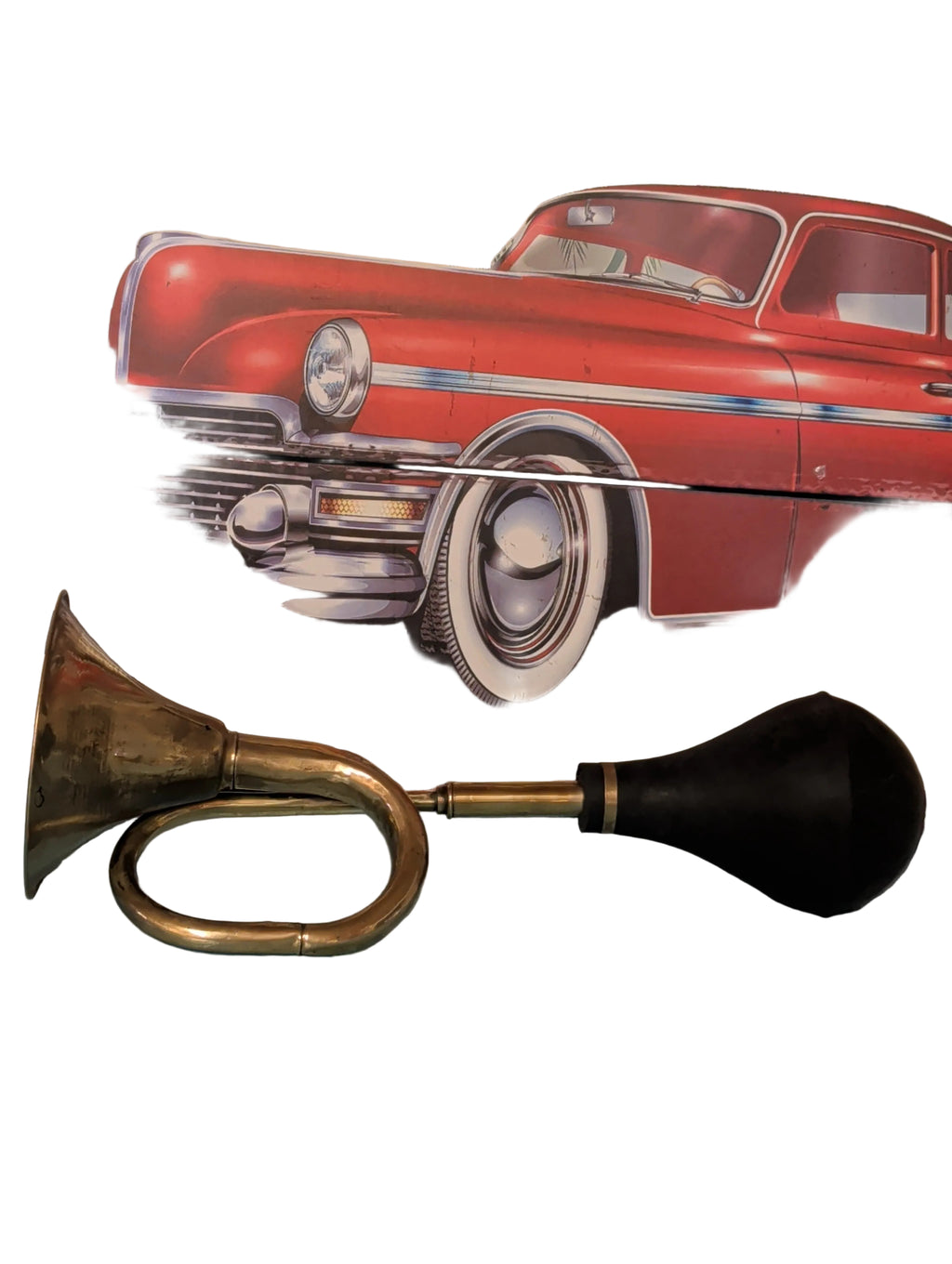 Trompe à boule de collection pour voiture ancienne – Article de collection automobile vintage