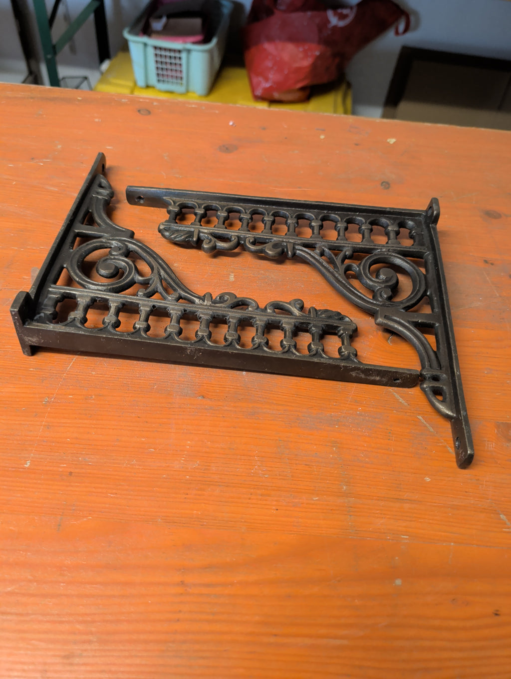Bücherhalter Bronze – Antikes Buchstützen-Paar