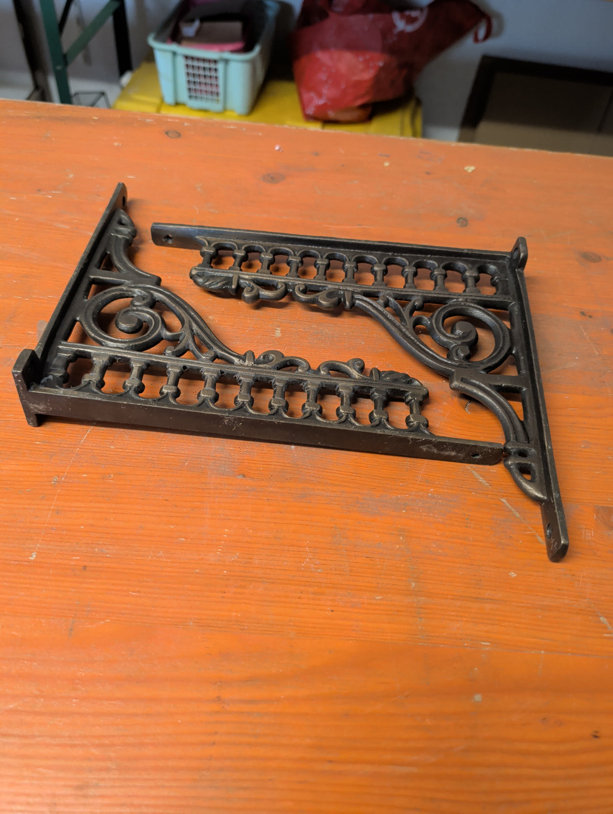 Bücherhalter Bronze – Antikes Buchstützen-Paar