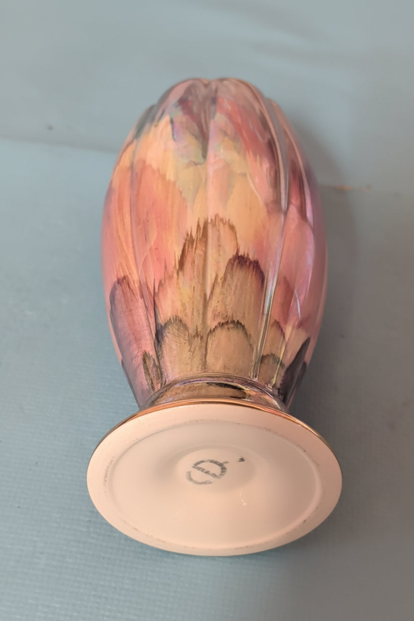 Französische Keramikvase – Antik 1970er, 19 cm