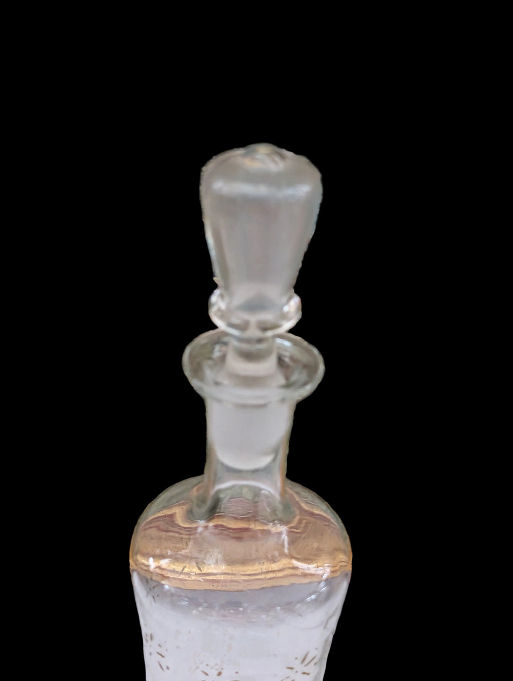 Glasflasche mit Stöpsel – Vintage Wein- oder Wasserflasche