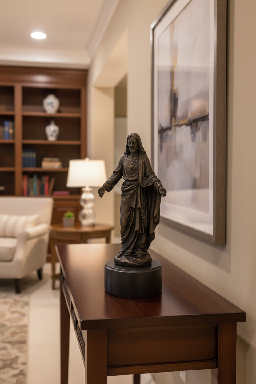 Jesus Bronze Figur 23 cm – Top Skulptur