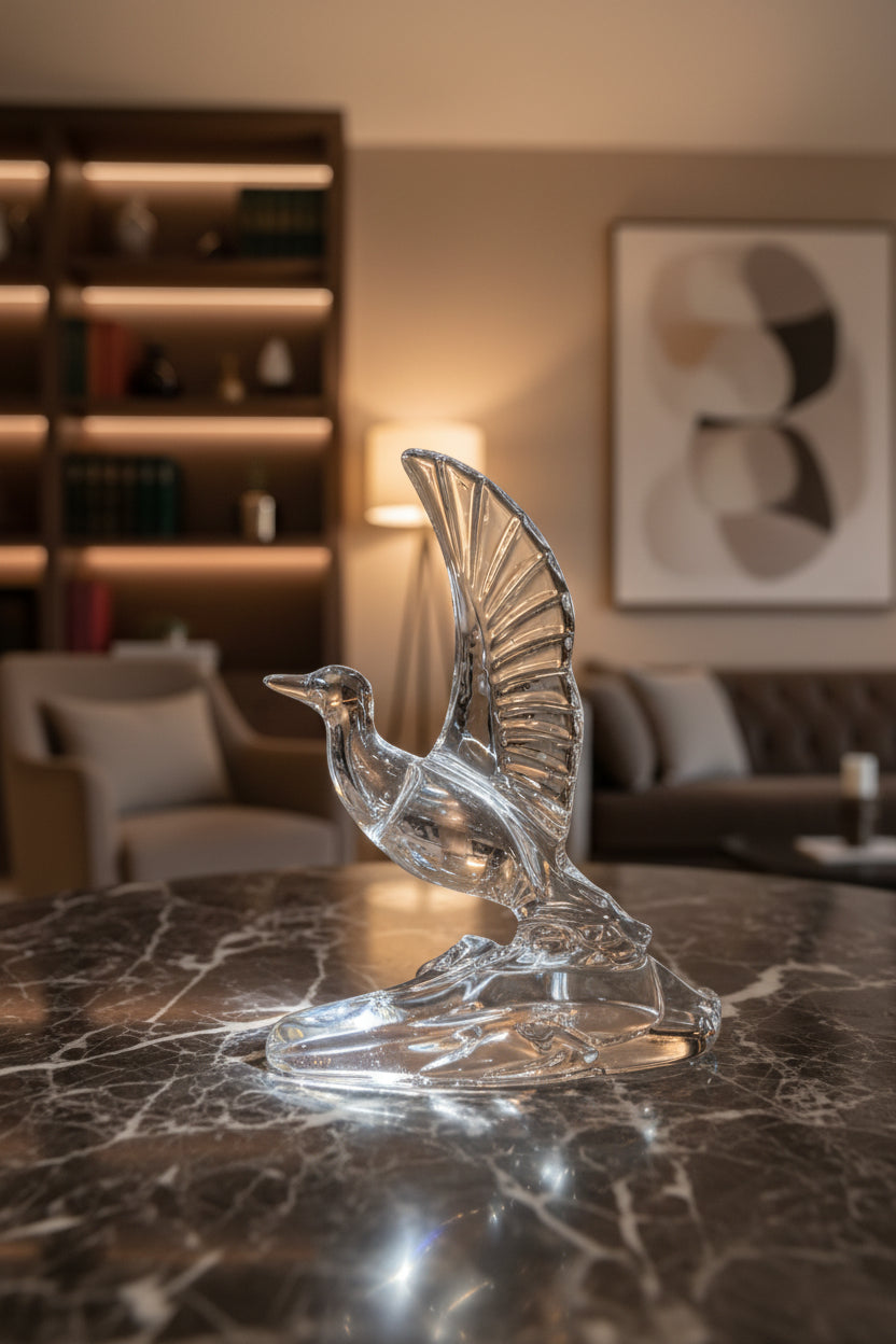 Glasfigur De Sors – Signierte Kunstglasarbeit