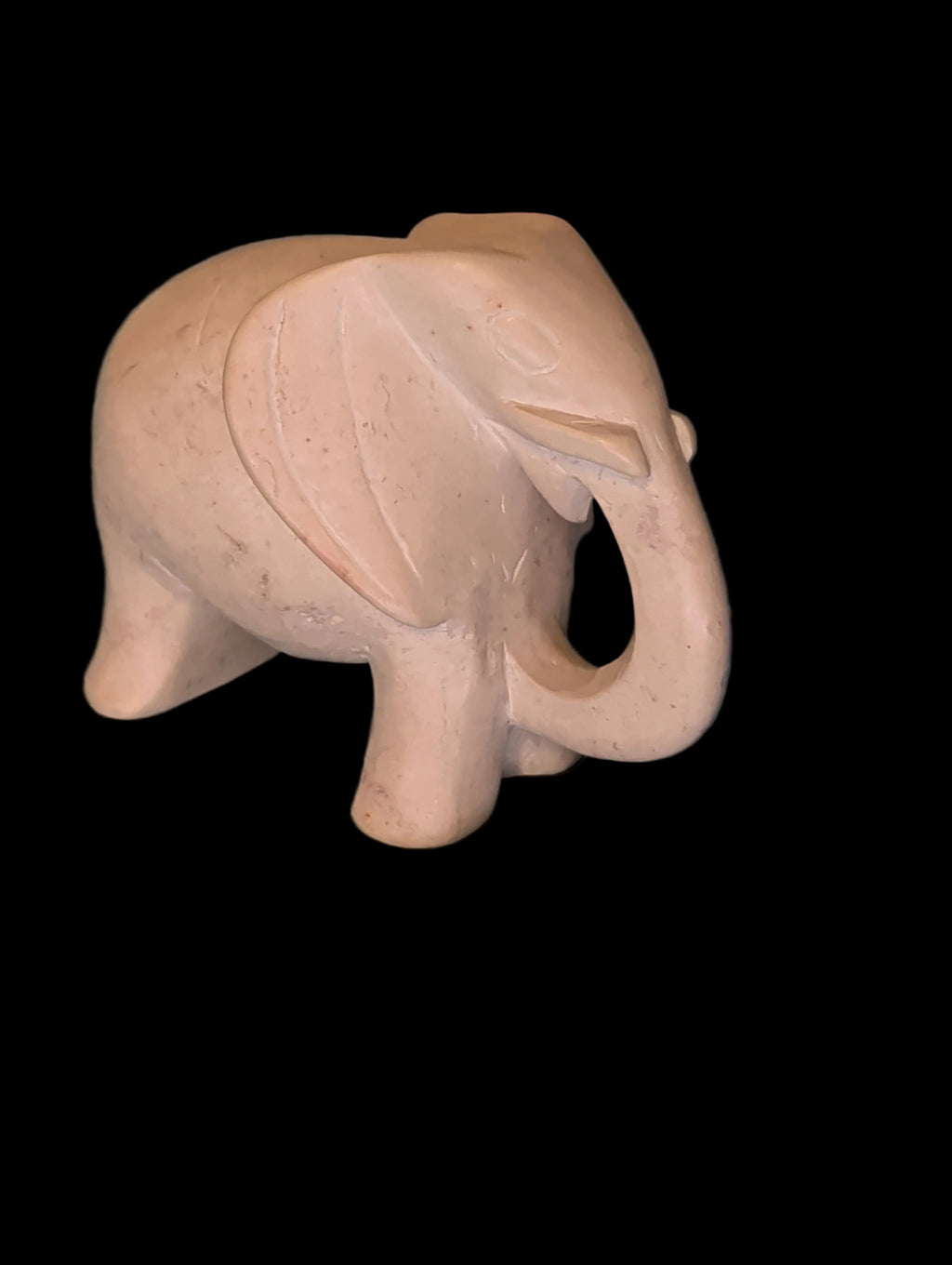 Marmor-Elefant – Sehr Schöne Figur, Sammlerstück