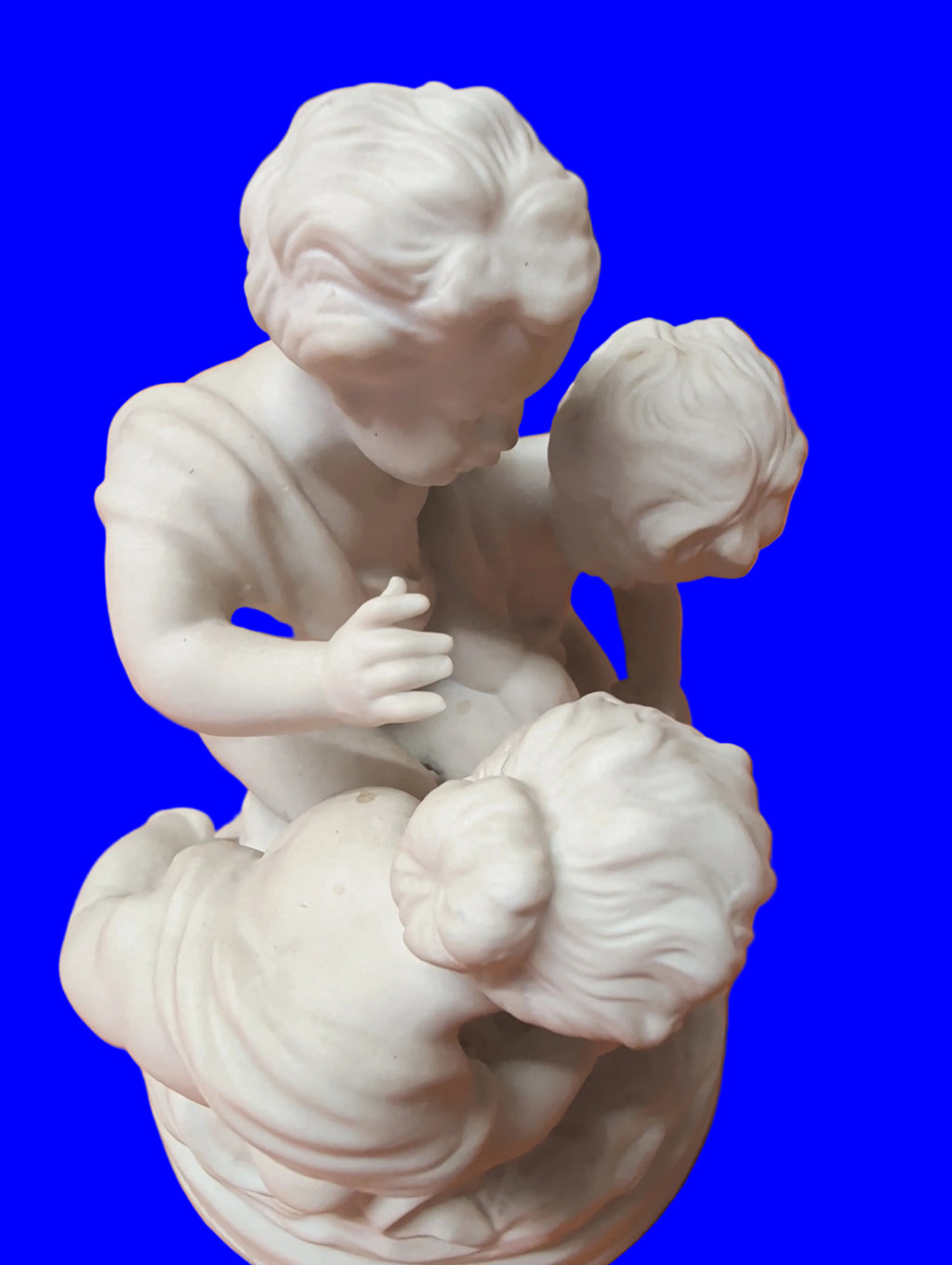 Antike Bisquit Porzellan Figur – Signiert & Gemarkt DDR – Vintage Sammlerstück