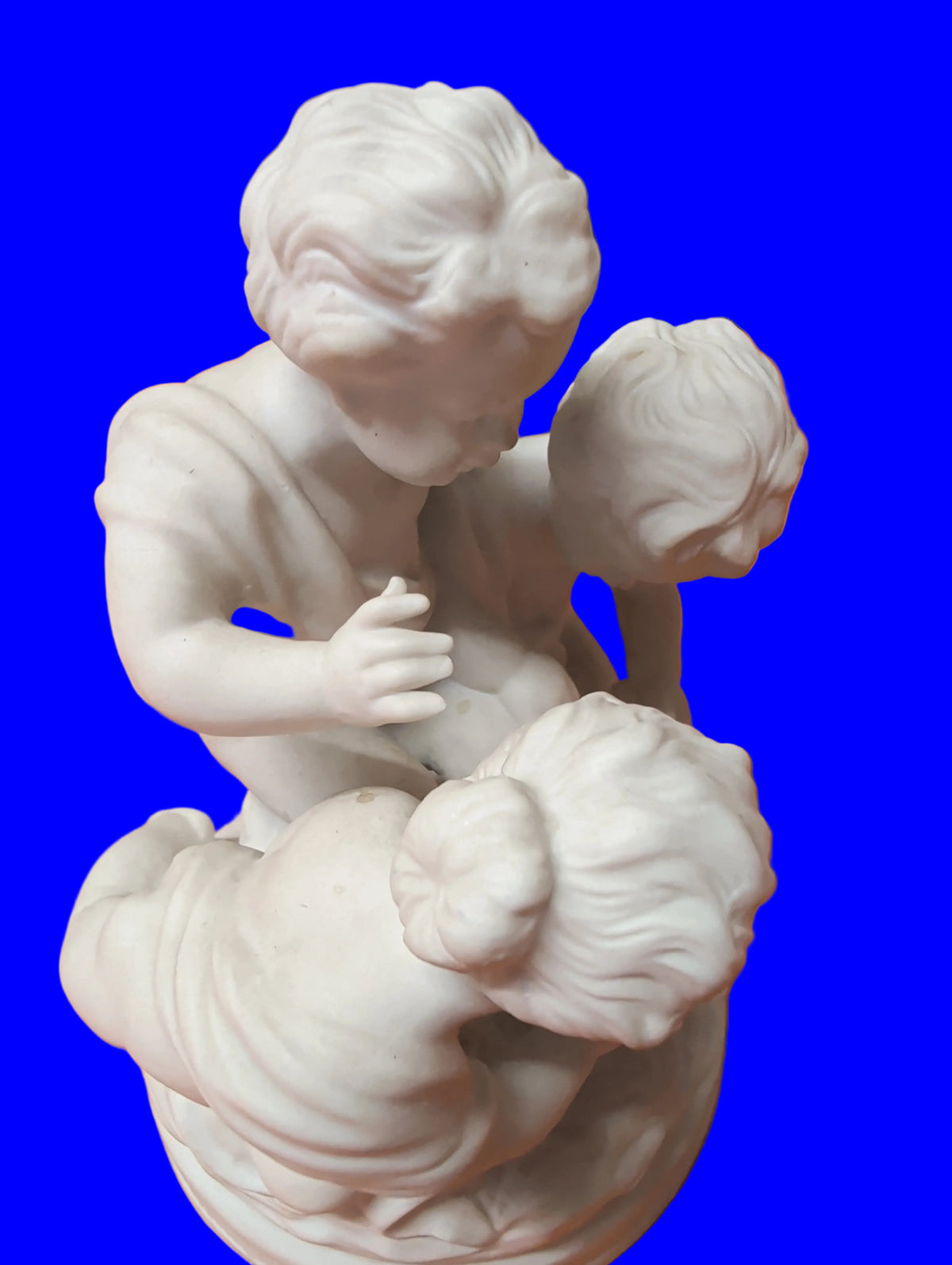 Antike Bisquit Porzellan Figur – Signiert & Gemarkt DDR – Vintage Sammlerstück