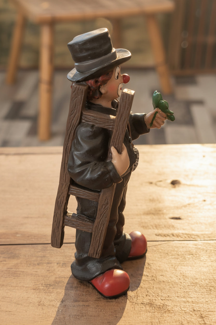 Gilde Clown Figur – Handbemalte Sammlersfigur, Höhe 18 cm